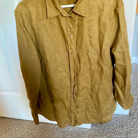 Zara 100% linen shirt - Womens size Small - Picture 4 of 4